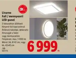Lidl Livarno LED-panel ajánlat