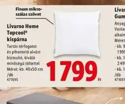Lidl Livarno Home Topcool poduszka ajánlat