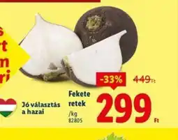 Lidl Fekete retek ajánlat
