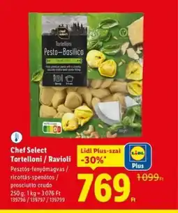 Lidl Chef Select Tortelloni / Ravioli ajánlat