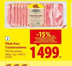 Lidl Pikok Pure Császárszalonna ajánlat