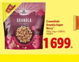 Lidl Crownfield Granola Super Berry ajánlat