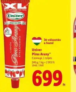Lidl Univer Piros Arany ajánlat