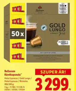 Lidl Bellarom Kapsułki kawy ajánlat