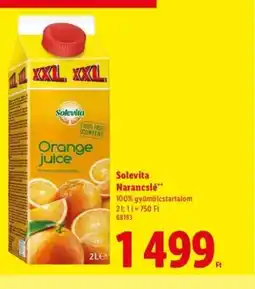 Lidl Solevita Narancslé ajánlat