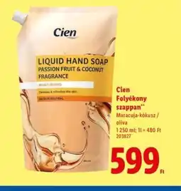 Lidl Cien Liquid Hand Soap ajánlat