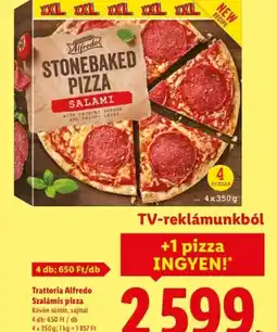 Lidl Trattoria Alfredo Pizza Salami ajánlat