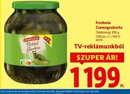 Lidl Freshona Csemegeuborka ajánlat