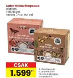 Interspar Cafe Frei kávékapszula ajánlat