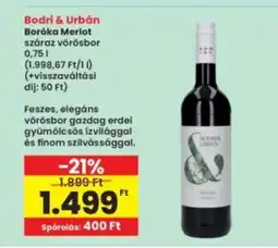 Interspar Bodri & Urbán ajánlat