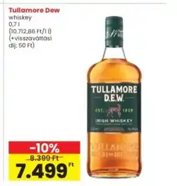 Interspar Tullamore Dew whiskey ajánlat