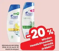 Interspar Minden Head&Shoulders termék árából ajánlat