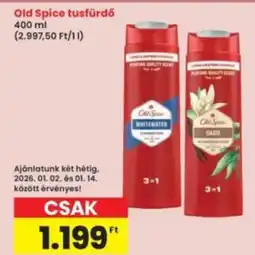 Interspar Old Spice tusfürdő ajánlat