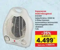 Interspar Esperanza Gobi hősugárzó ajánlat