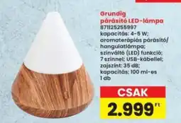 Interspar Grundig párásító LED-lámpa ajánlat