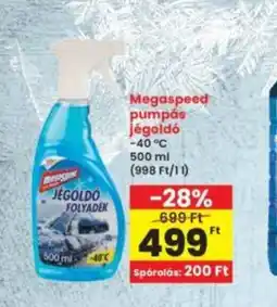 Interspar Megaspeed pumpás jégoldó ajánlat