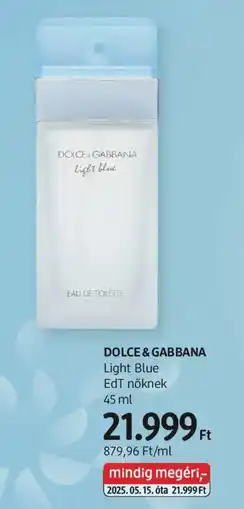 DM DOLCE & GABBANA Light Blue ajánlat