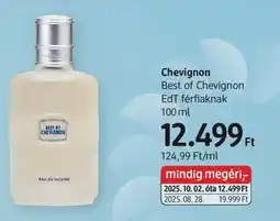 DM Chevignon Best of Chevignon EdT férfiaknak ajánlat