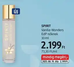 DM SPIRIT Vanilia Wonders EdP nőknek ajánlat
