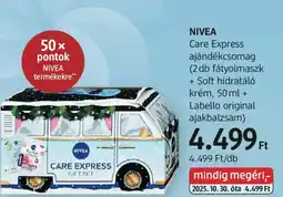 DM NIVEA Care Express ajándékcsomag ajánlat