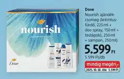 DM Dove Nourish ajándék ajánlat