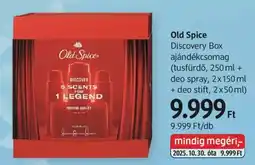 DM Old Spice Discovery Box ajándékcsomag ajánlat