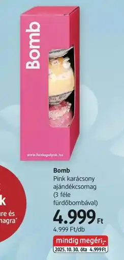 DM Bomb Pink karácsony ajándékcsomag ajánlat