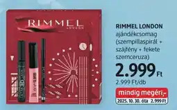 DM RIMMEL LONDON ajándékcsomag ajánlat