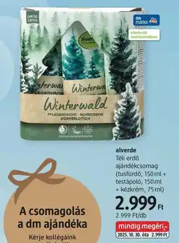 DM alverde Téli erdő ajándékcsomag ajánlat