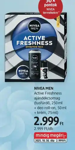 DM NIVEA MEN Active Freshness ajánlat
