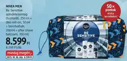 DM NIVEA MEN Be Sensitive ajándékcsomag ajánlat