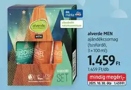 DM alverde MEN ajándékcsomag ajánlat