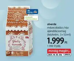DM alverde mézecskalács ház ajándékcsomag ajánlat