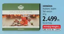DM HERBÁRIA Kedvenc teáim Téli varázs ajánlat