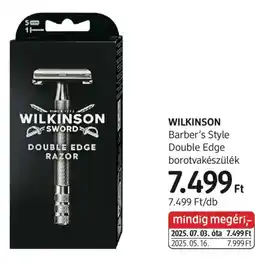 DM Wilkinson barber's style double edge ajánlat