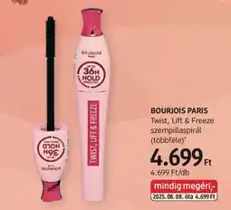 DM Bourjois paris twist, lift & freeze ajánlat