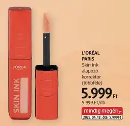 DM L'oréal paris skin ink alapozó korrektor ajánlat