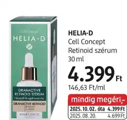DM Helia-d cell concept retinoid szérum ajánlat