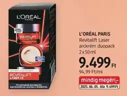 DM L'oréal paris revitalift laser arckrém duopack ajánlat