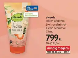 DM Alverde illatos kézkrém bio mandarinnal ajánlat