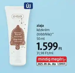 DM Ziaja kézkrém ajánlat