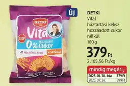 DM Detki vital háztartási keksz ajánlat