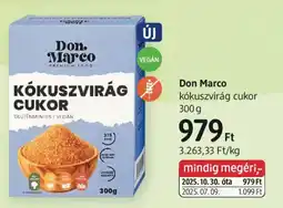 DM Don Marco kókuszvirág cukor ajánlat