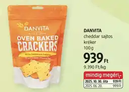 DM Danvita cheddar sajtos kréker ajánlat