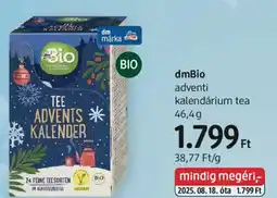 DM Dmbio adventi kalendárium tea ajánlat