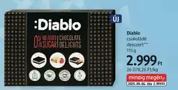 DM Diablo csokoládé desszert ajánlat