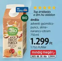 DM Adventi gyümölcs- puncs, alma- narancs-citrom ajánlat