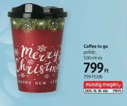DM Coffee to go pohár ajánlat