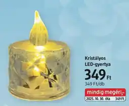 DM Kristályos LED-gyertya ajánlat