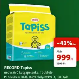 Fressnapf Record tapiss ajánlat